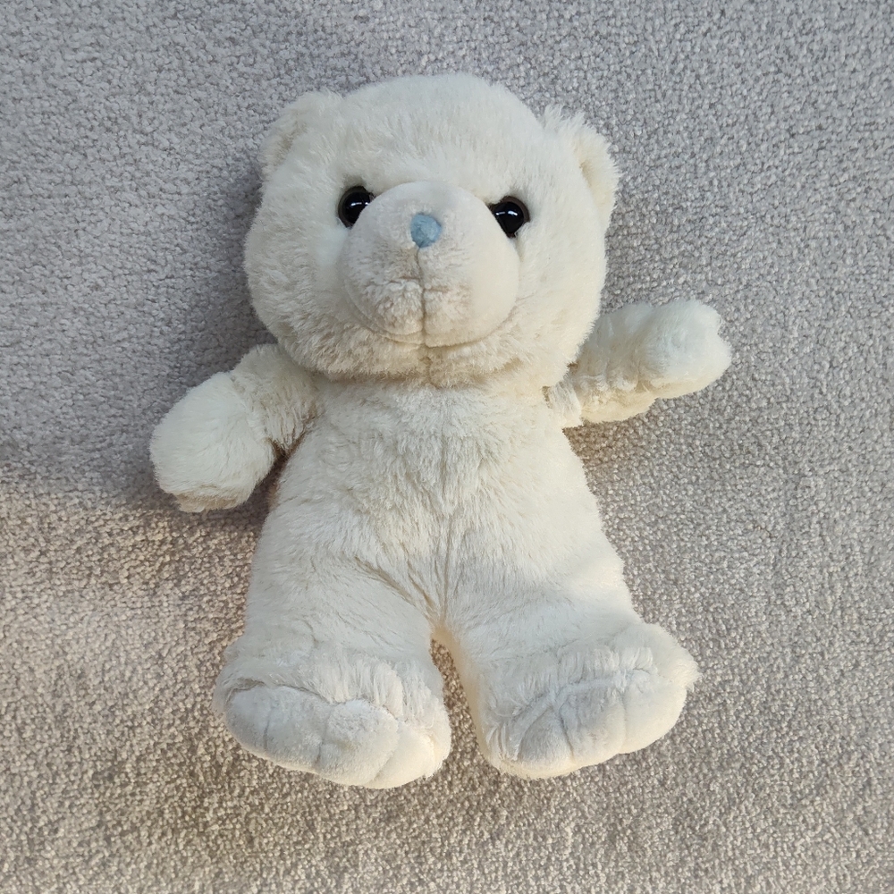 Build-A-Bear Workshop White Teddy Bear - 12 Inches - Excellent Condition